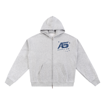 Essential Fleece Zip-Through Hoodie - hover