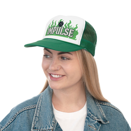 Green Flame Impulse Trucker-keps