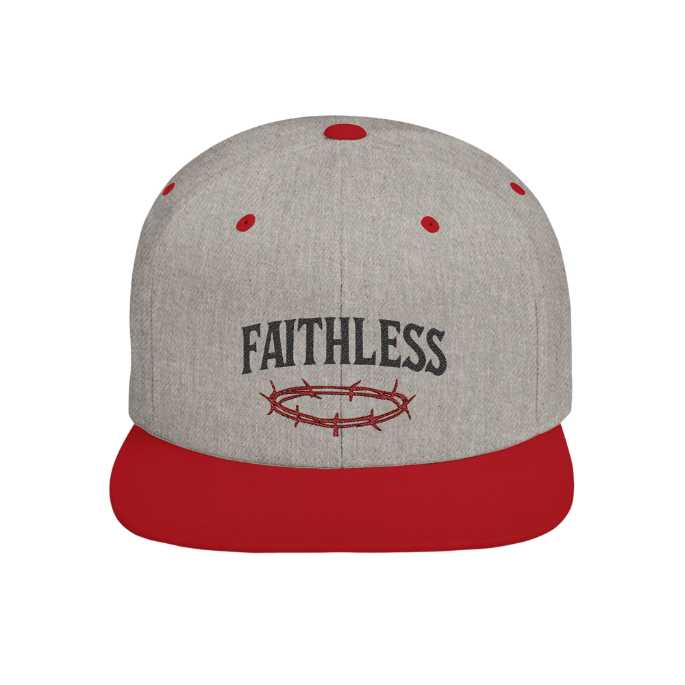 No Saints Faithless Flat Bill Snapback Hat