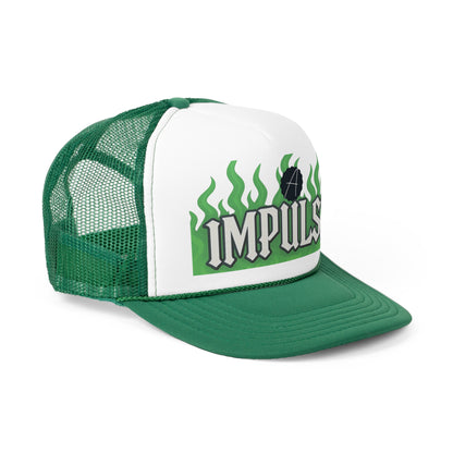 Green Flame Impulse Trucker-keps