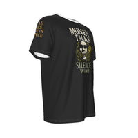 Money Talks, Silence Wins" Bold Graphic Tee