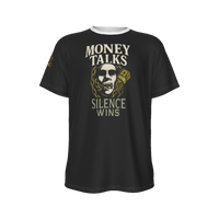 Money Talks, Silence Wins" Bold Graphic Tee