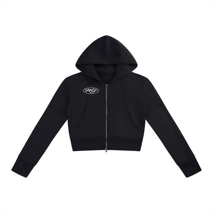 Women’s Slim Crop Full Zip Hoodie