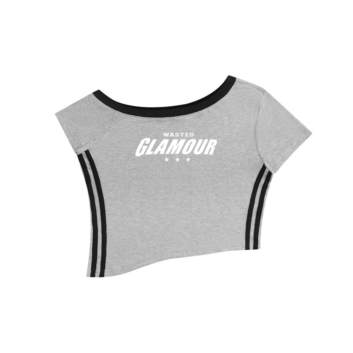 Women's Color Block Off-the-Shoulder T-Shirt