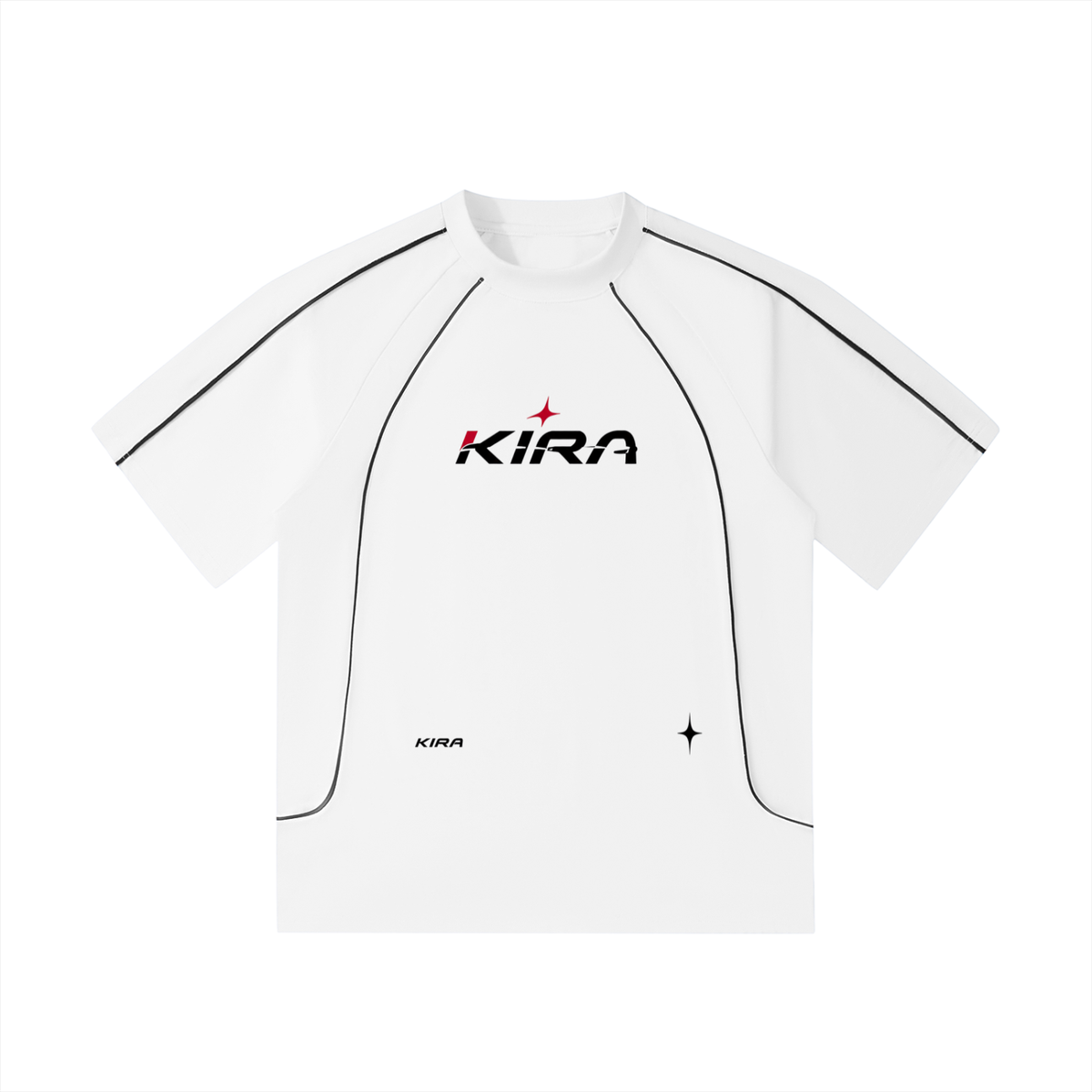 Contrast Stitch Raglan T-Shirt