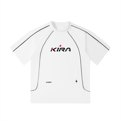 Contrast Stitch Raglan T-Shirt