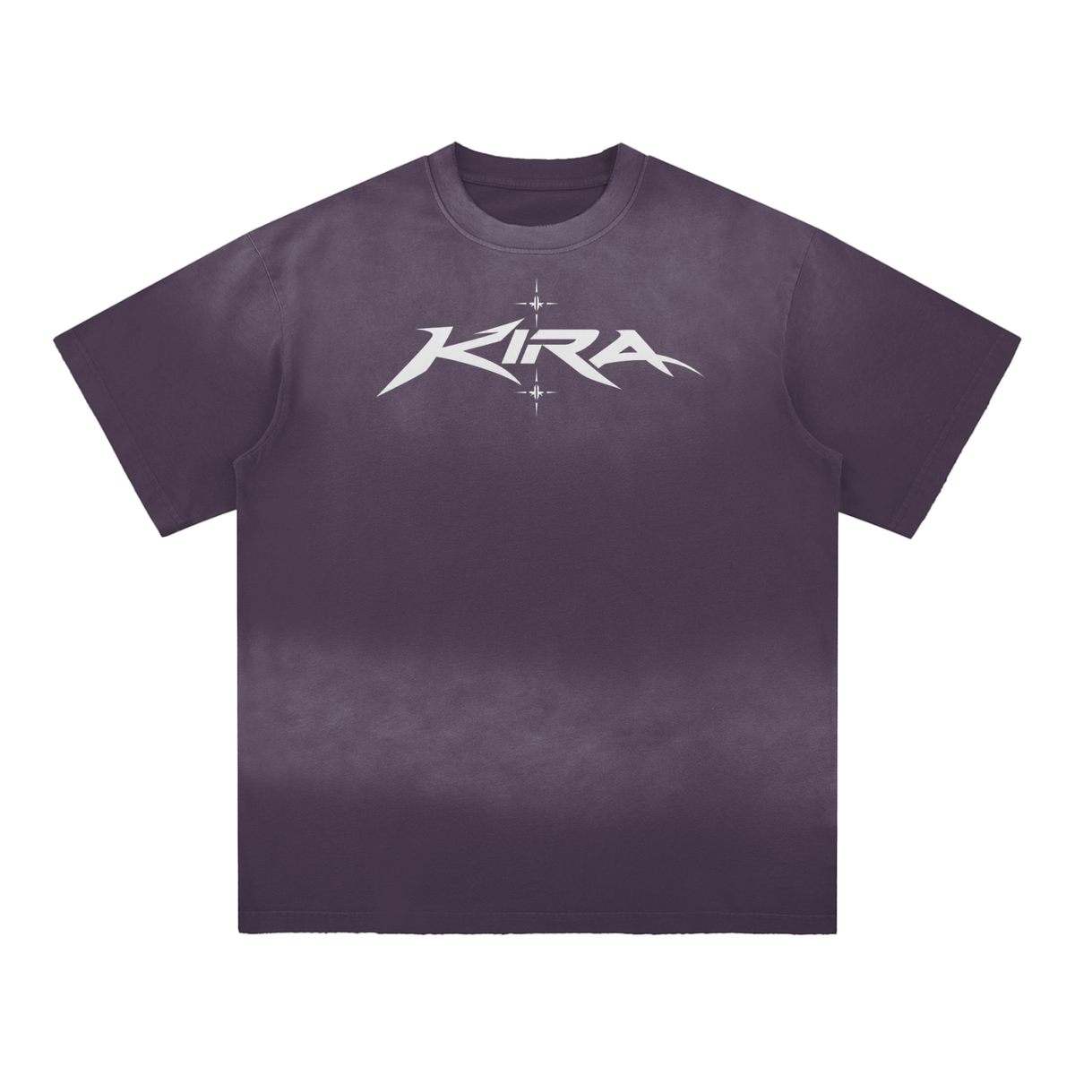Sun Fade Hand-Frayed Cotton T-Shirt