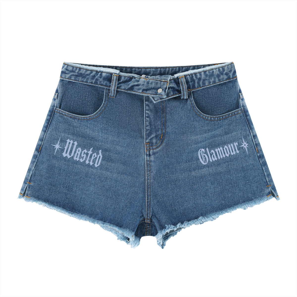 Women’s Vintage Wash High Rise Denim Shorts