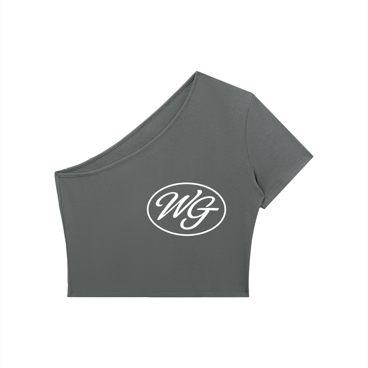 Women's One-Shoulder Crop T-Shirt