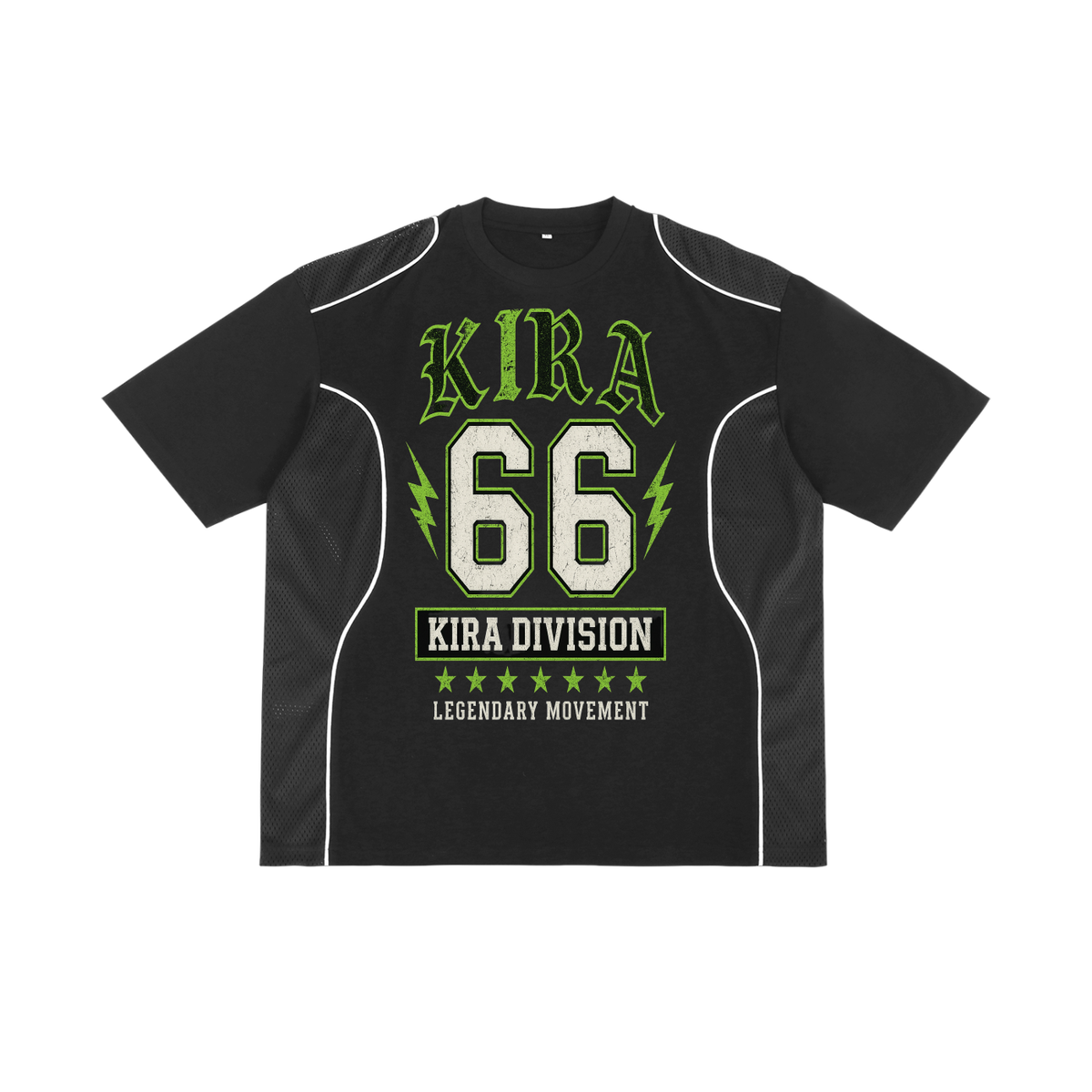 Contrast Piped Panel T-Shirt