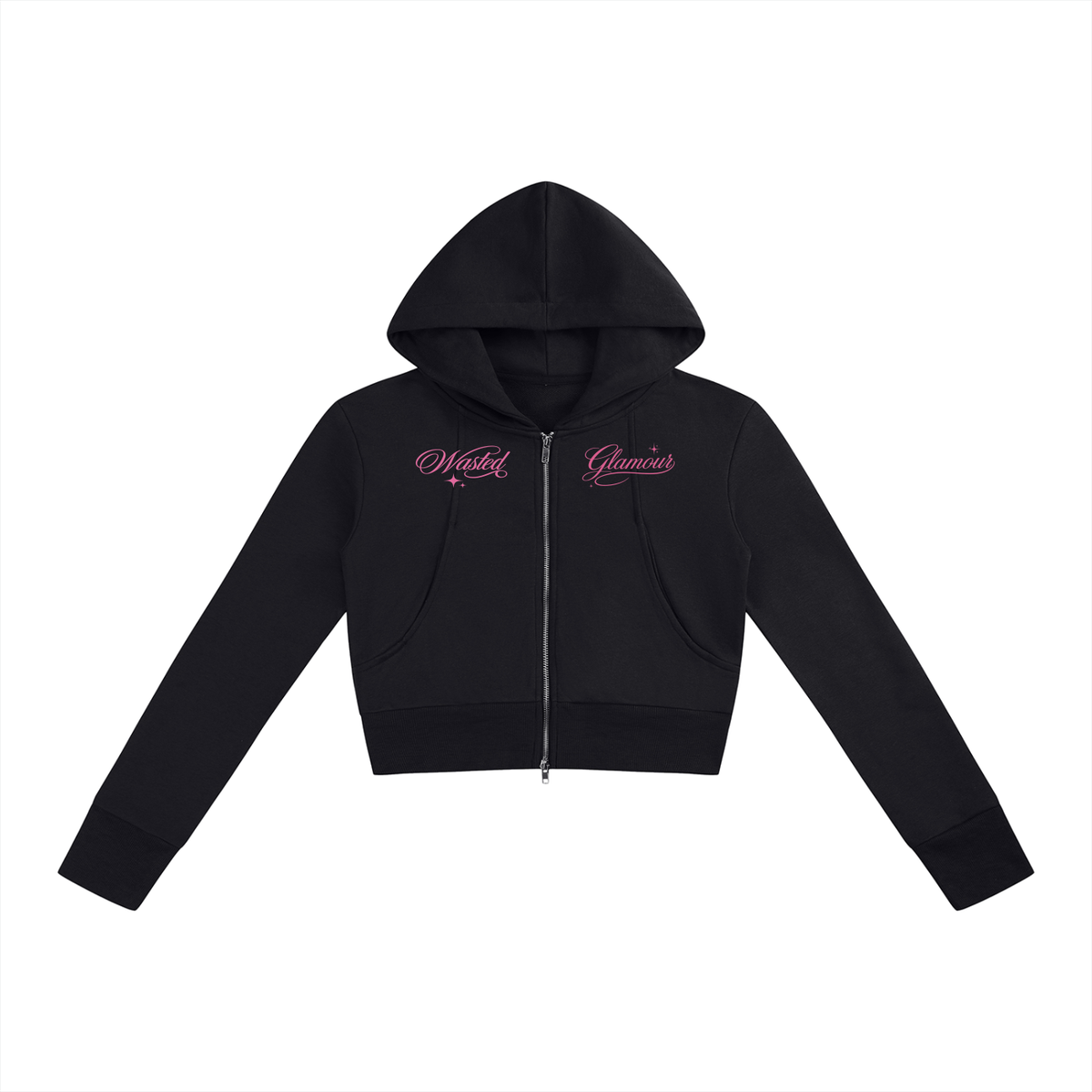 Women’s Slim Crop Full Zip Hoodie