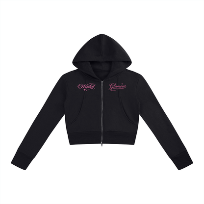 Women’s Slim Crop Full Zip Hoodie