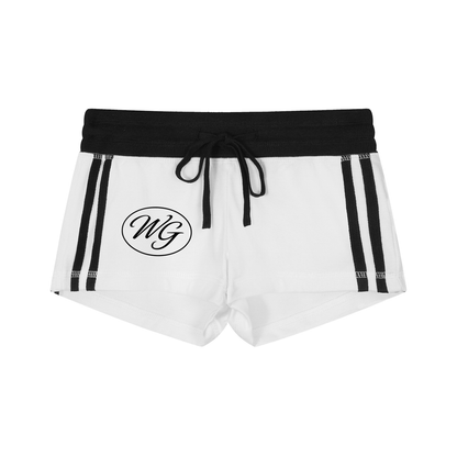 Women's Contrast Stripe Track Shorts