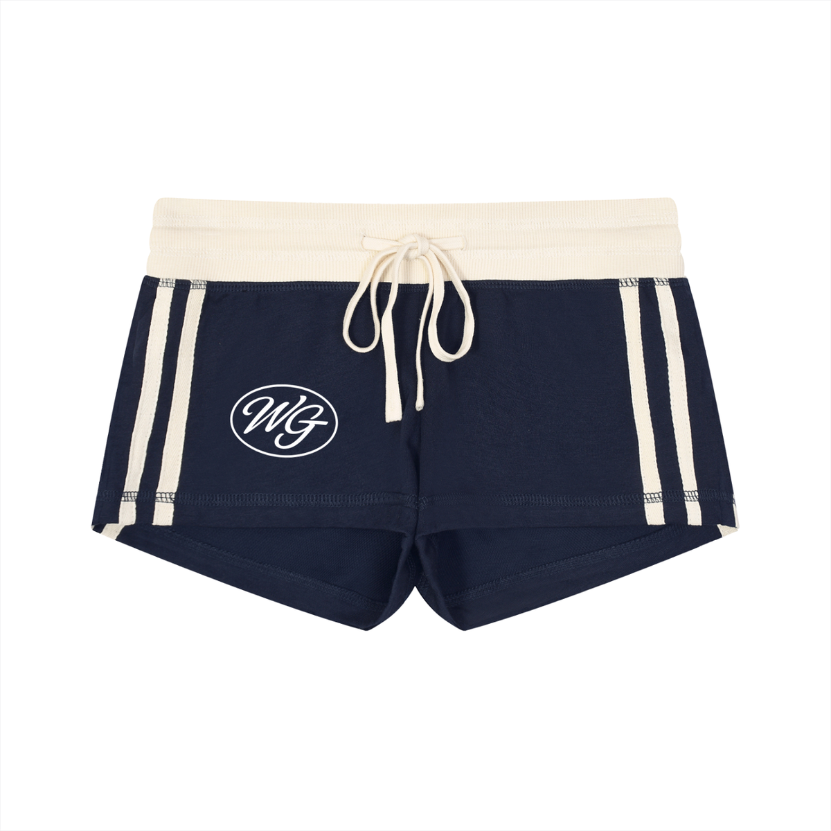 Women's Contrast Stripe Track Shorts