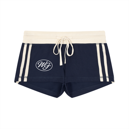 Women's Contrast Stripe Track Shorts