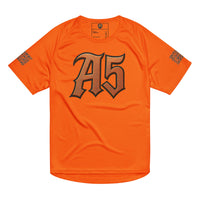 A5 Unisex Streetwear Mesh Jersey – Orange - S