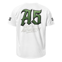A5 Unisex Streetwear Mesh Jersey – White