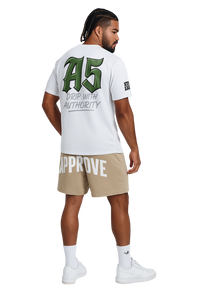 A5 Unisex Streetwear Mesh Jersey – White