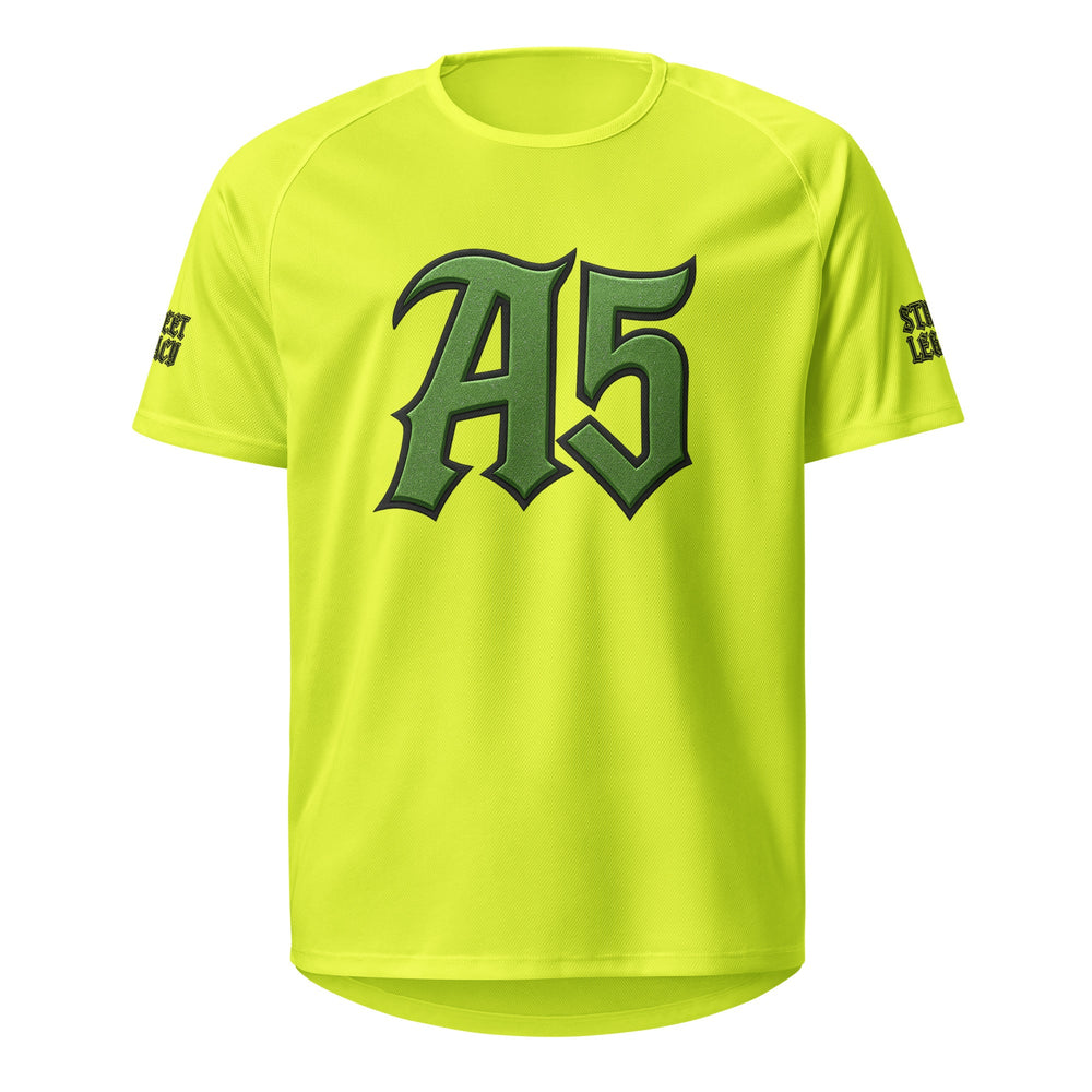 A5 Unisex Streetwear Mesh Jersey – Yellow - S / Yellow