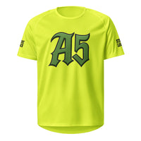 A5 Unisex Streetwear Mesh Jersey – Yellow - S / Yellow