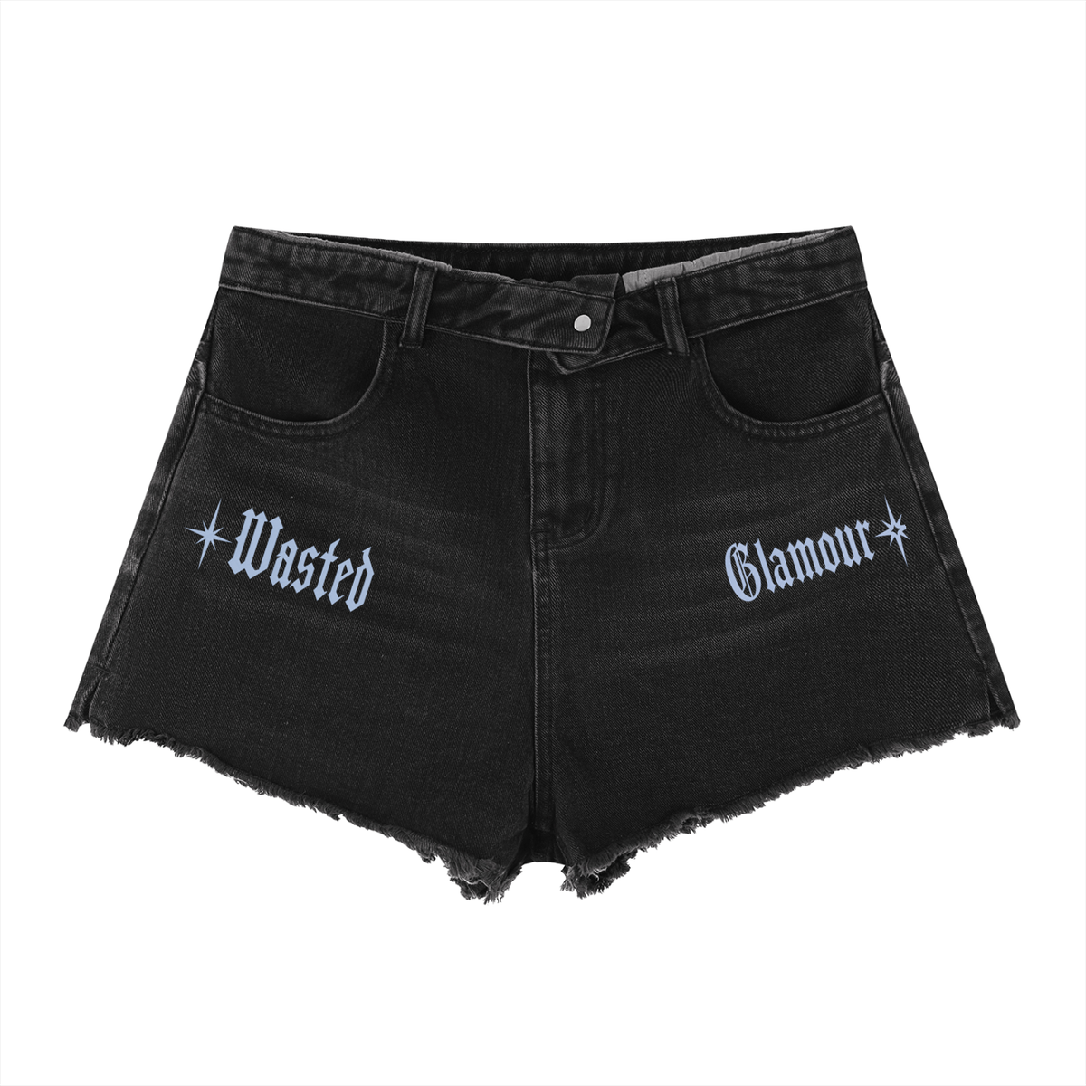 Women’s Vintage Wash High Rise Denim Shorts