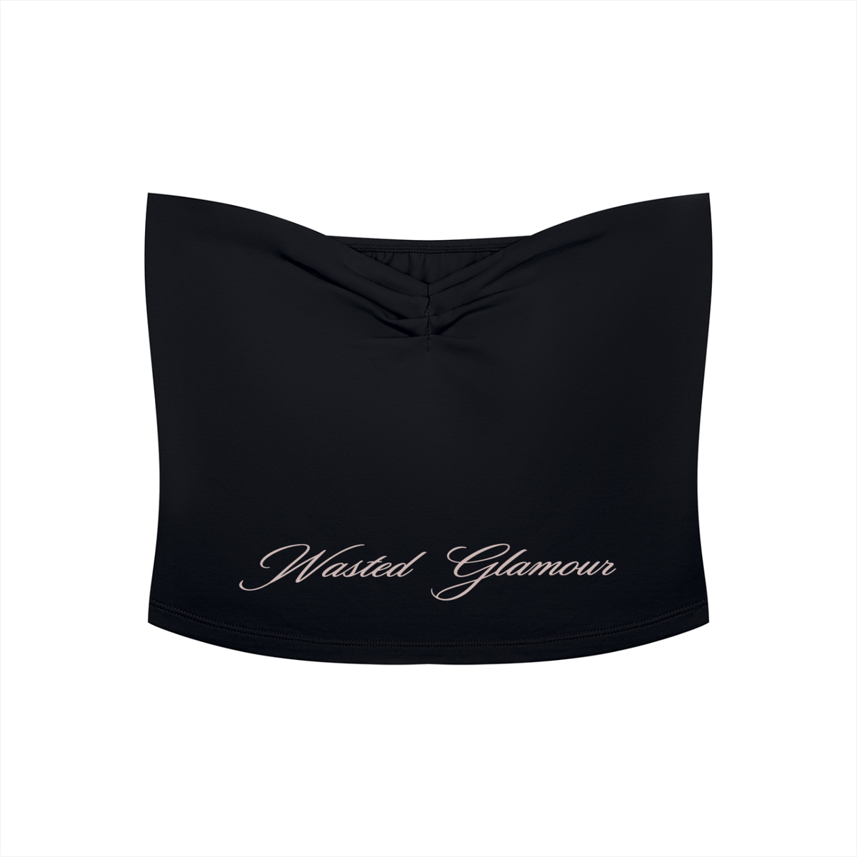 Women's Ruched Cropped Tube Top