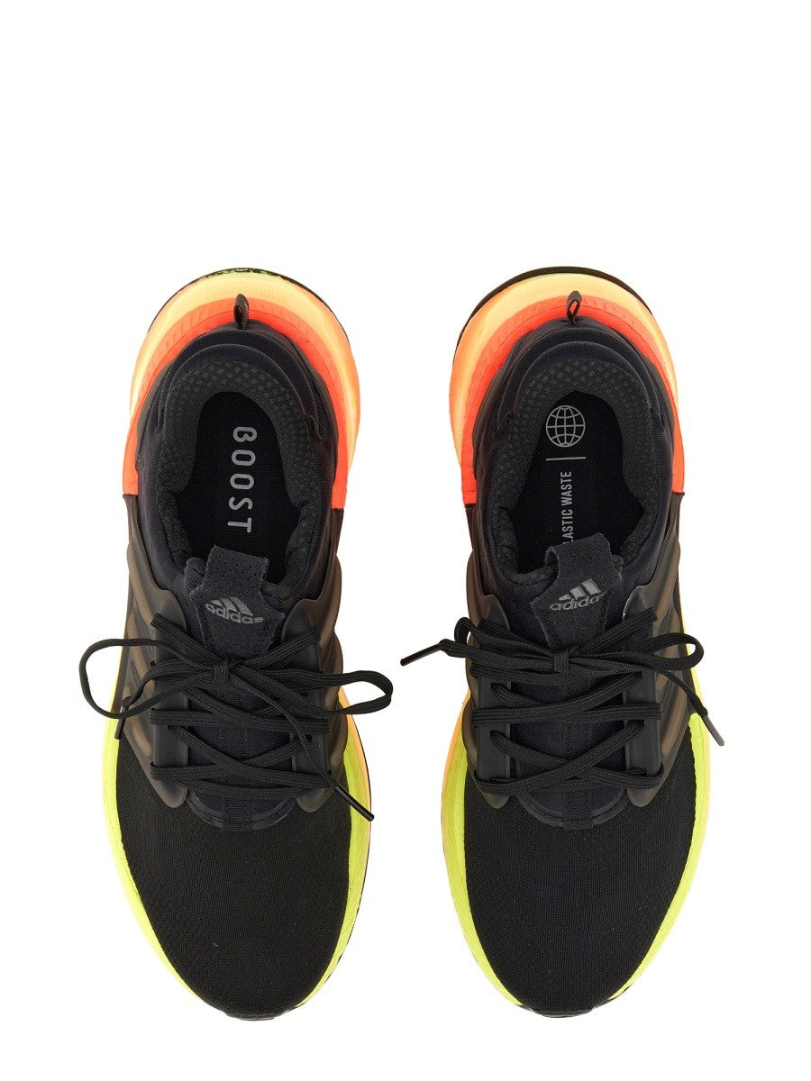 Adidas Men’s Black Running Shoes with Neon Sole