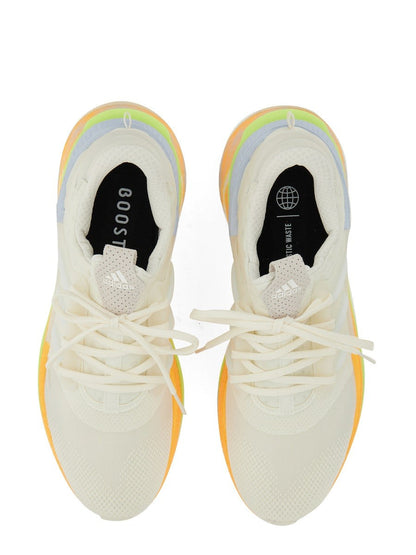 Adidas ZX 2K Boost White Rainbow Sole Sneakers