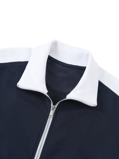 Ariva Streetwear “AS Legacy” Monogram Track Jacket - BLACK