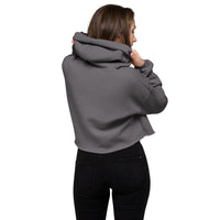 Ariva Streetwear ’Winged A’ Cropped Hoodie – Storm Grey Edition