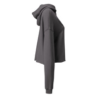 Ariva Streetwear ’Winged A’ Cropped Hoodie – Storm Grey Edition