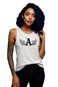 Ariva Streetwear Winged ’A’ Tank - White