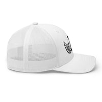 Ariva Streetwear “Winged A” Trucker Cap – Snow White