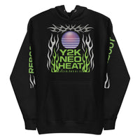 Arivastreetwear Y2K Neo Black Hoodie