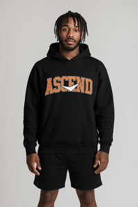ASCEND Bold Graphic Hoodie - Black