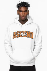 ASCEND Bold Graphic Hoodie - White