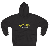 Authentic Apparel Black Pullover Hoodie - Black / XS