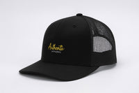 Authentic Apparel Trucker Hat – Black Mesh - Black / One Size
