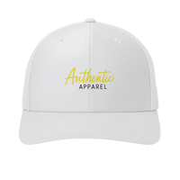 Authentic Apparel Trucker Hat – White Mesh - white / One Size
