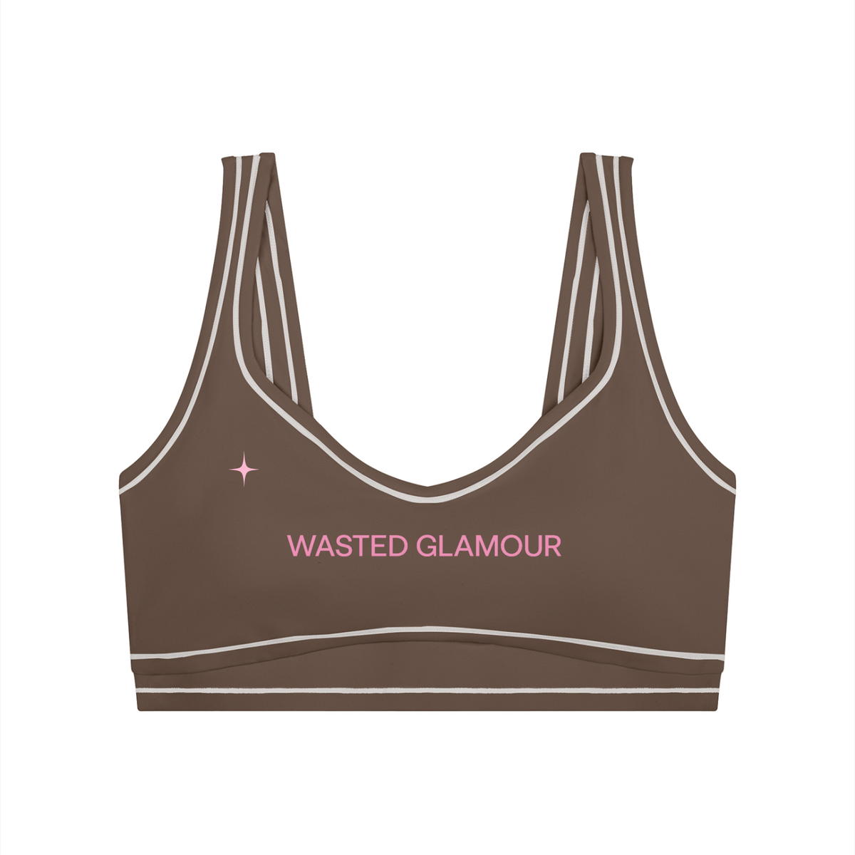 Women’s Topstitching Yoga Sports Bra