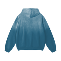 Heavyweight Sunfade Oversized Hoodie Gray Green