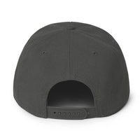 Gray adjustable baseball cap for stylish streetwear Black and Purple Crown Snapback Hat
