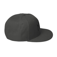 Gray flat-brimmed cap featured in Black and Purple Crown Snapback Hat for streetwear style