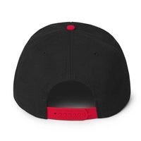 Black and red snapback hat ideal for streetwear fashion enthusiasts