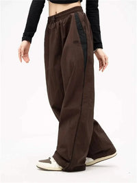Black Wide Leg Cargo Trousers Women - Women’s Cargo Pants