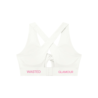 Women's Twist Front V-Neck Sports Bra