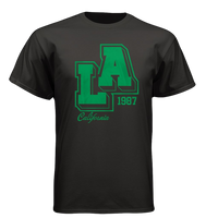 California LA Graphic Tee - Green - Green / S