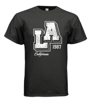 California LA Graphic Tee - White - White / S