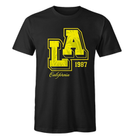 California LA Graphic Tee - Yellow - Yellow / S