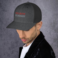 Gray Classic Snapback Trucker Cap, adjustable snapback for trendy streetwear style